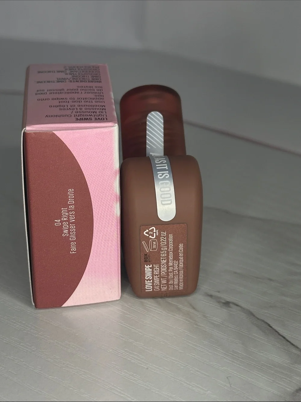 Lightweight Cushiony Lip Mousse - Warm Brown